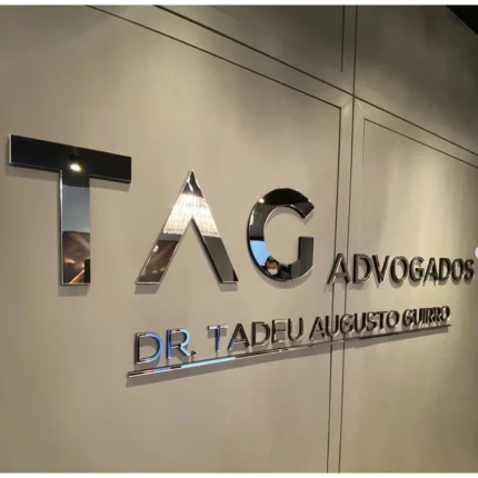 Logo Personalizada em Acrílico Espelho Decorativo - Letreiro