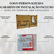 Logo Personalizada em Acrílico Espelho Decorativo - Letreiro - Imagem 2