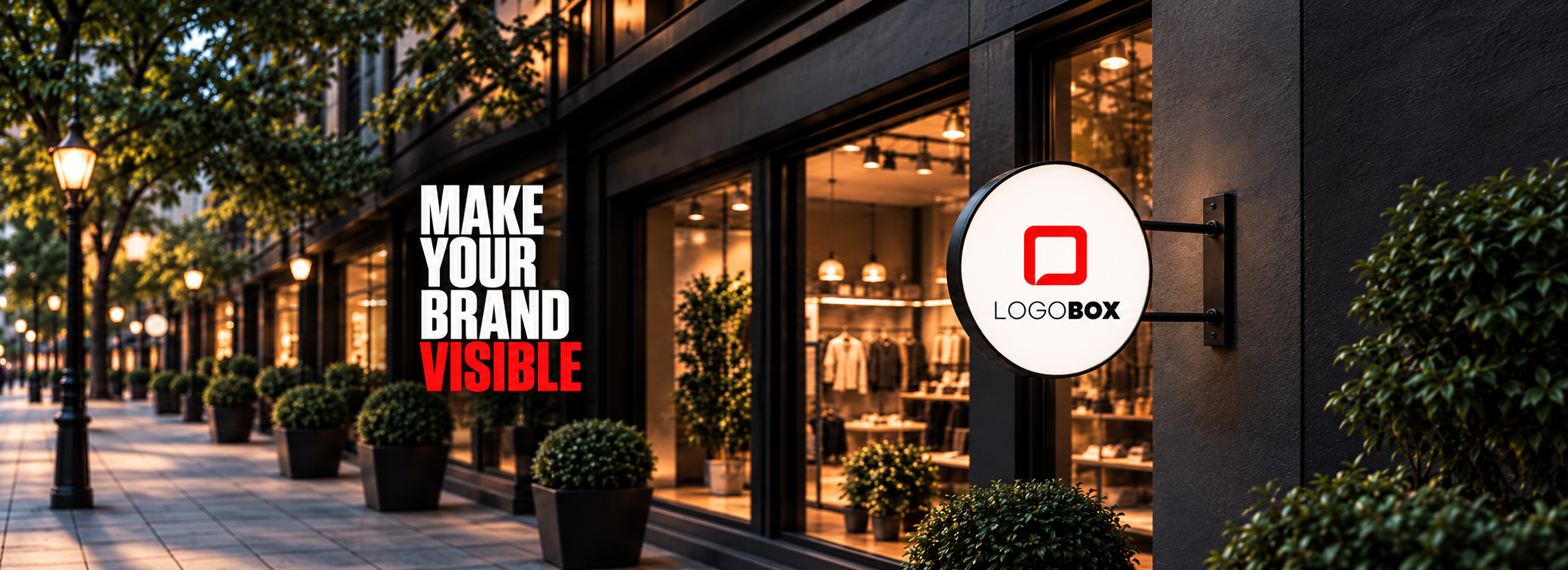 Make your brand visible — LogoBox