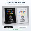 O que você recebe: placa com base integrada na cor escolhida, NFC incluso